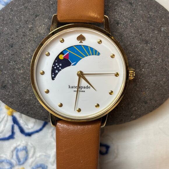 Kate Spade New York Metro Moon‎ Phase Cocktail Watch main image 8
